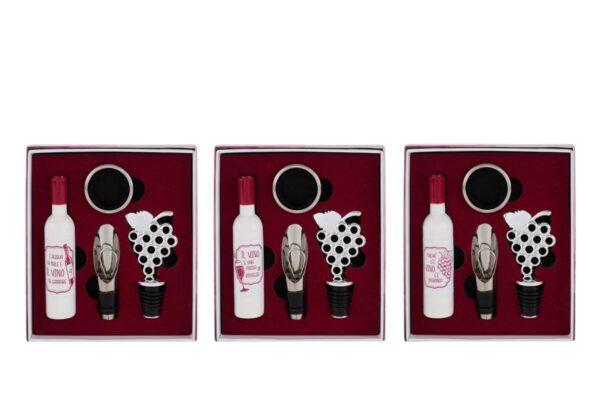 Le Stelle - Set 4 pezzi accessori per vino