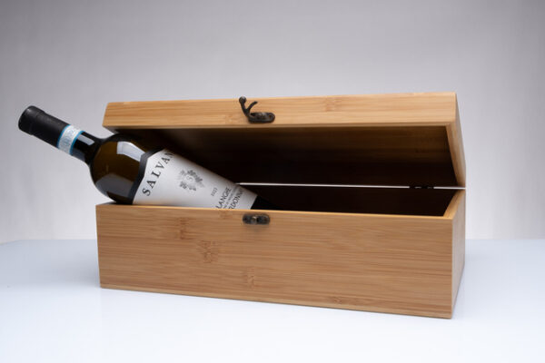 Cuore Matto - Scatola bamboo per vino + attrezzi